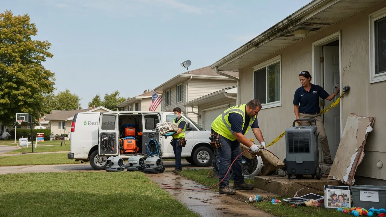 Water Damage Restoration in Christopher, IL near me
